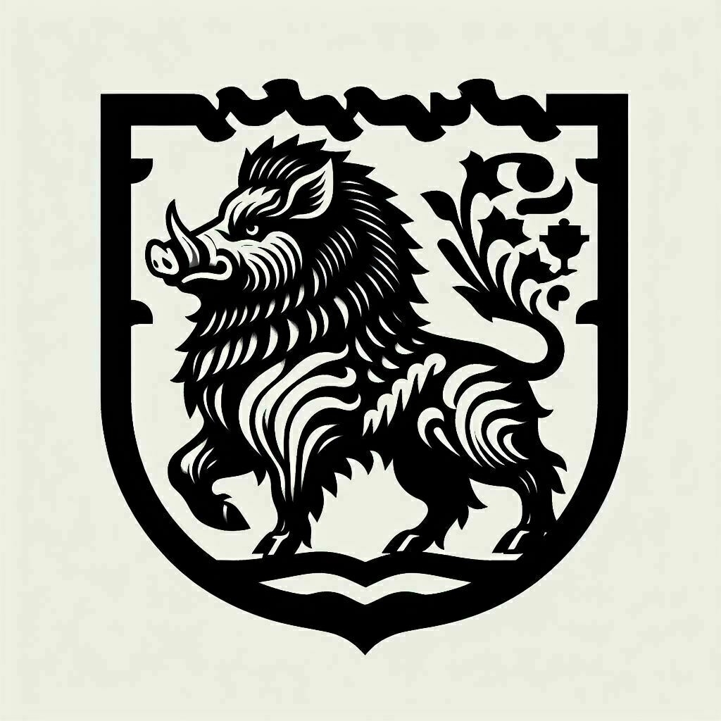 Wappen mit Löwe