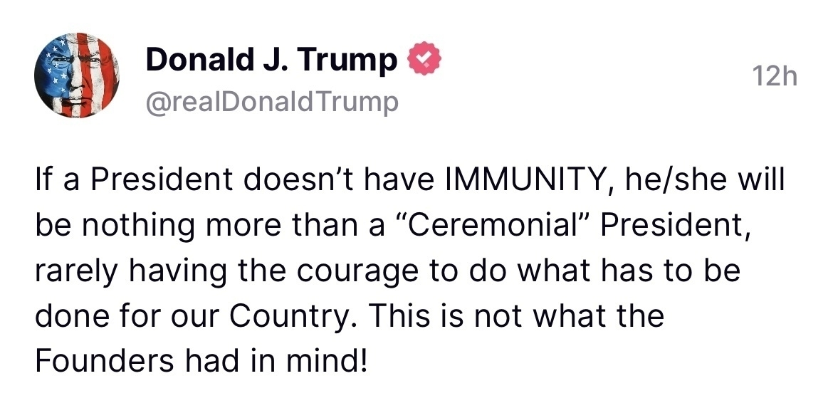 Donald Trump Immunity